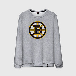 Свитшот хлопковый мужской Boston Bruins, цвет: меланж