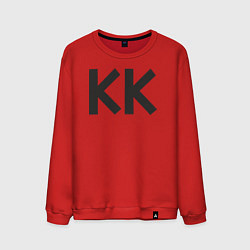Свитшот хлопковый мужской KK: Kamp krusty, цвет: красный