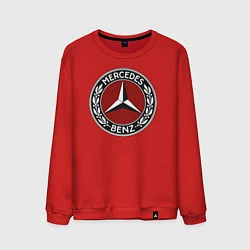 Свитшот хлопковый мужской Mercedes-Benz, цвет: красный