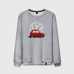 Свитшот хлопковый мужской Golf mk I, цвет: меланж