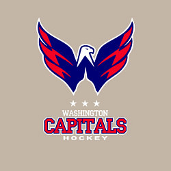 Свитшот хлопковый мужской Washington Capitals, цвет: миндальный — фото 2