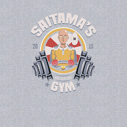 Свитшот хлопковый мужской Saitama's Gym, цвет: меланж — фото 2