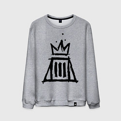 Свитшот хлопковый мужской FOB Symbol, цвет: меланж