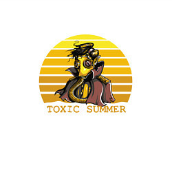 Свитшот хлопковый мужской Toxic Summer, цвет: белый — фото 2