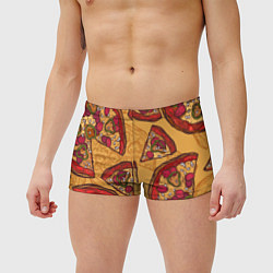 Мужские плавки Пицца, цвет: 3D-принт — фото 2