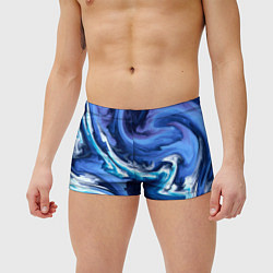 Мужские плавки Абстрактные волны, цвет: 3D-принт — фото 2