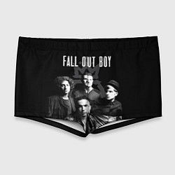 Мужские плавки Fall out boy band, цвет: 3D-принт