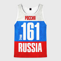 Майка-безрукавка мужская Russia: from 161, цвет: 3D-белый