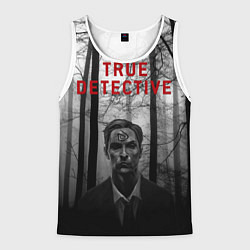 Майка-безрукавка мужская True Detective: Blackwood, цвет: 3D-белый