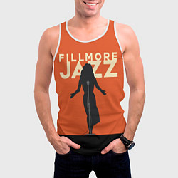 Майка-безрукавка мужская Fillmore Jazz, цвет: 3D-белый — фото 2