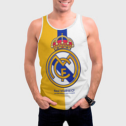Майка-безрукавка мужская Real Madrid CF, цвет: 3D-белый — фото 2
