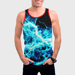 Майка-безрукавка мужская Energy, цвет: 3D-красный — фото 2