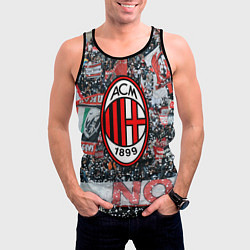 Майка-безрукавка мужская Milan FC, цвет: 3D-черный — фото 2