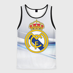 Майка-безрукавка мужская Реал Мадрид, цвет: 3D-черный