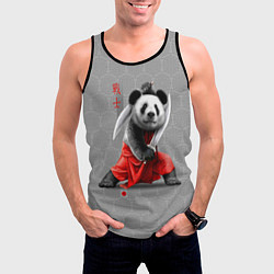 Майка-безрукавка мужская Master Panda, цвет: 3D-черный — фото 2