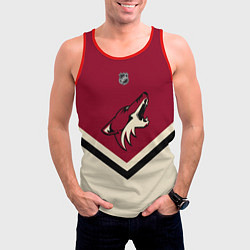 Майка-безрукавка мужская NHL: Arizona Coyotes, цвет: 3D-красный — фото 2