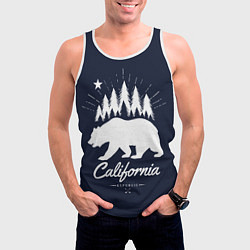 Майка-безрукавка мужская California Republic, цвет: 3D-белый — фото 2