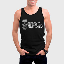 Майка-безрукавка мужская Watch Dogs 2, цвет: 3D-черный — фото 2