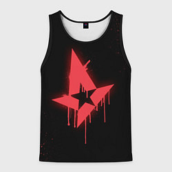 Майка-безрукавка мужская Astralis: Black collection, цвет: 3D-черный