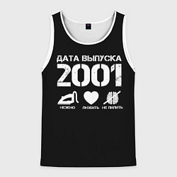 Мужская майка без рукавов Дата выпуска 2001