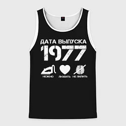 Мужская майка без рукавов Дата выпуска 1977