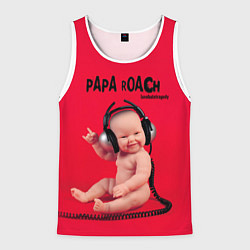 Мужская майка без рукавов Paparoach: Music Kid