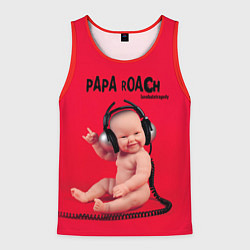 Мужская майка без рукавов Paparoach: Music Kid