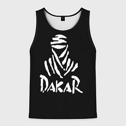 Майка-безрукавка мужская Dakar, цвет: 3D-черный