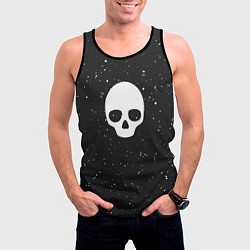 Майка-безрукавка мужская Black Milk Skull Classic, цвет: 3D-черный — фото 2