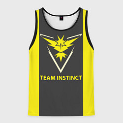 Майка-безрукавка мужская Team instinct, цвет: 3D-черный