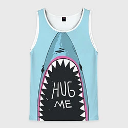 Мужская майка без рукавов Shark: Hug me