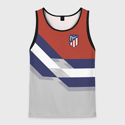 Майка-безрукавка мужская Atletico FC: Grey style, цвет: 3D-черный