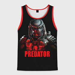 Майка-безрукавка мужская Iron Predator, цвет: 3D-красный