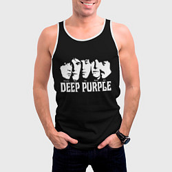 Майка-безрукавка мужская Deep Purple, цвет: 3D-белый — фото 2