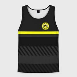 Майка-безрукавка мужская FC Borussia 2018 Original #3, цвет: 3D-черный