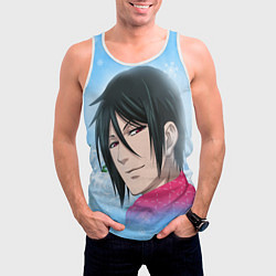 Майка-безрукавка мужская Зимний Дворецкий, цвет: 3D-белый — фото 2