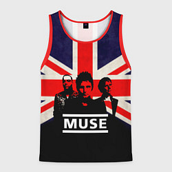 Майка-безрукавка мужская Muse UK, цвет: 3D-красный
