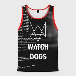 Майка-безрукавка мужская Watch Dogs: Hacker, цвет: 3D-красный