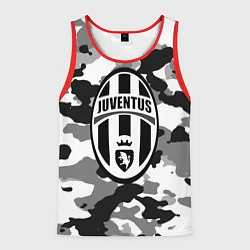 Майка-безрукавка мужская FC Juventus: Camouflage, цвет: 3D-красный