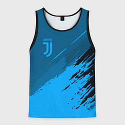 Майка-безрукавка мужская FC Juventus: Blue Original, цвет: 3D-черный