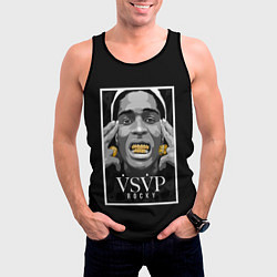 Майка-безрукавка мужская ASAP Rocky: Gold Edition, цвет: 3D-черный — фото 2