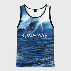Майка-безрукавка мужская God of War: Sea ​​rage, цвет: 3D-черный