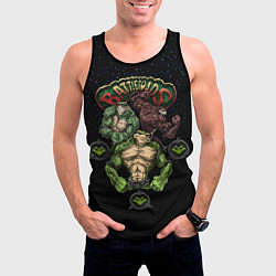 Майка-безрукавка мужская Battletoads Trio, цвет: 3D-черный — фото 2
