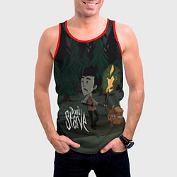 Майка-безрукавка мужская Don't Starve: Night Forrest, цвет: 3D-красный — фото 2