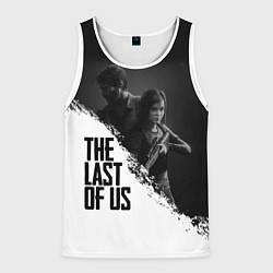 Майка-безрукавка мужская The Last of Us: White & Black, цвет: 3D-белый
