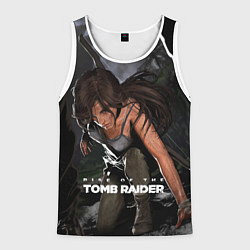 Майка-безрукавка мужская Tomb Raider, цвет: 3D-белый
