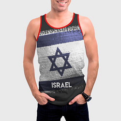 Майка-безрукавка мужская Israel Style, цвет: 3D-красный — фото 2