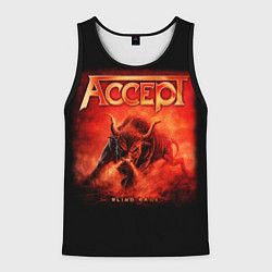 Майка-безрукавка мужская Accept: Hell Bull, цвет: 3D-черный