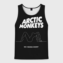 Майка-безрукавка мужская Arctic Monkeys: Do i wanna know?, цвет: 3D-черный