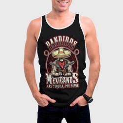Майка-безрукавка мужская Bandidos, цвет: 3D-белый — фото 2